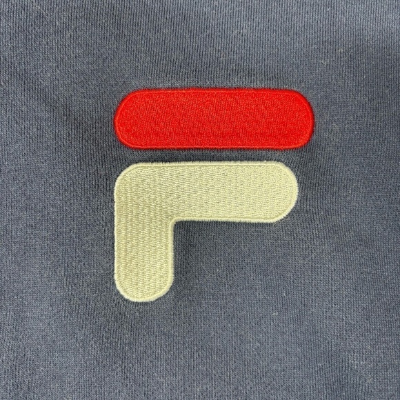 Fila Sweatshirt Mens Large Crewneck Embroidered French Terry Classic Comfy Basic - Picture 2 of 4
